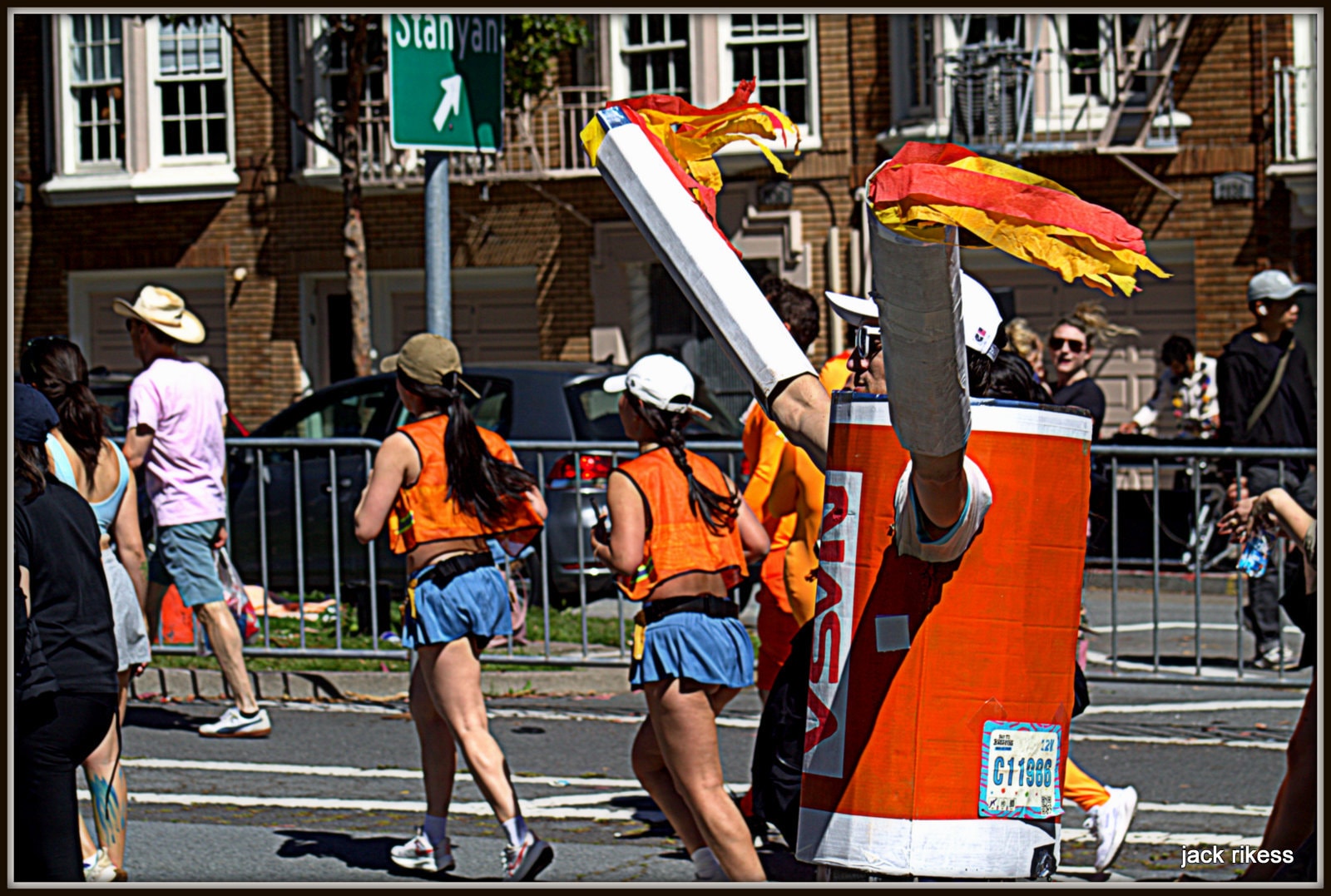 Bay to Breakers — NASA torch costume