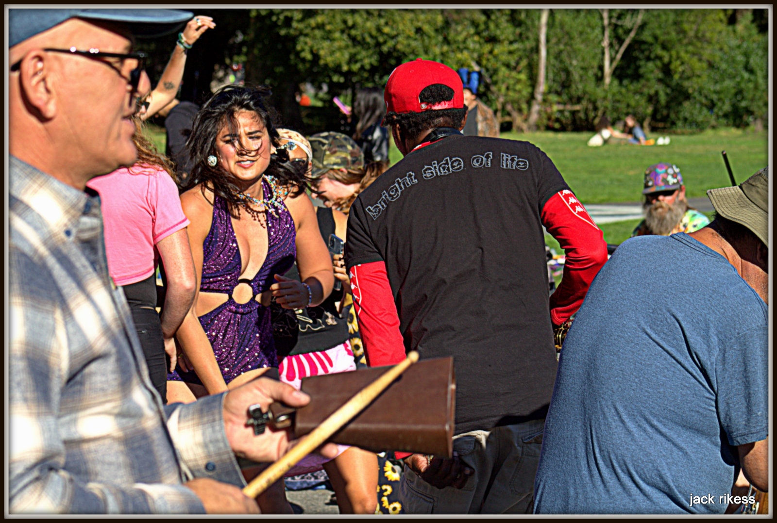 Drum Circle — bright side of life dancer